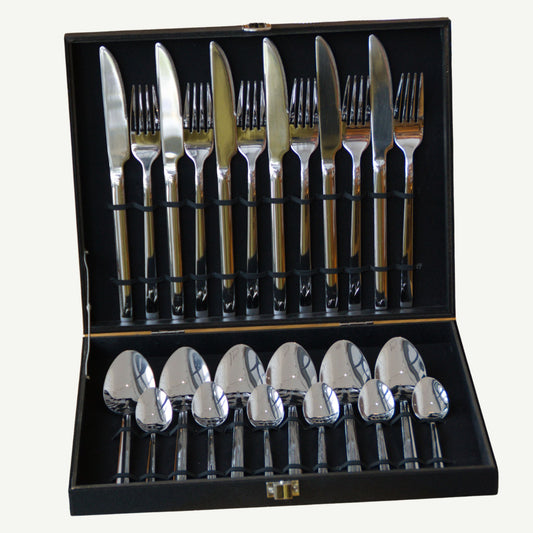 Ménagère 24 pièces TINTIN SILVER pour 6 personnes