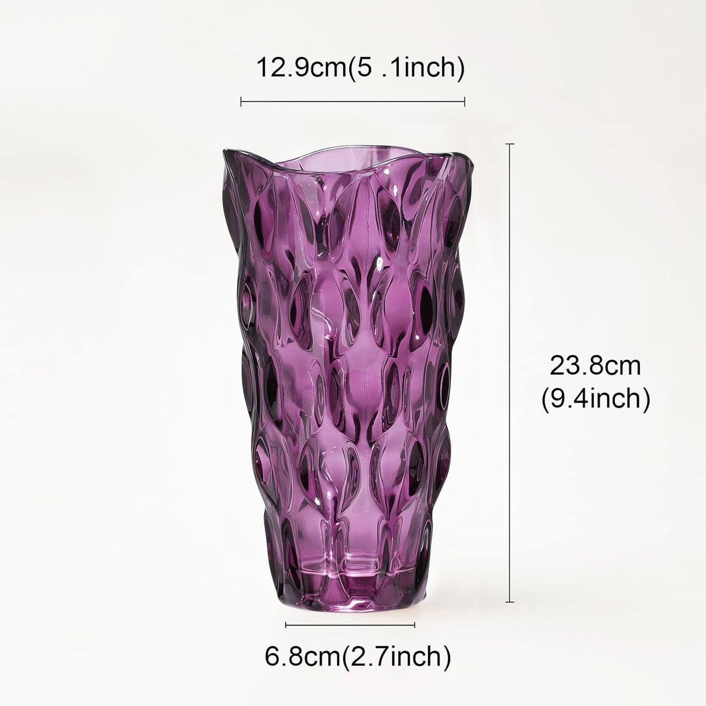 Vase DROPS MAUVE