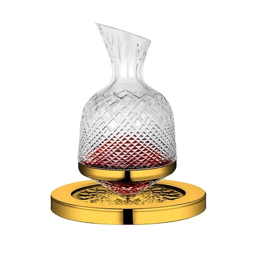 CARAFE MODERNE Rotative Dorée