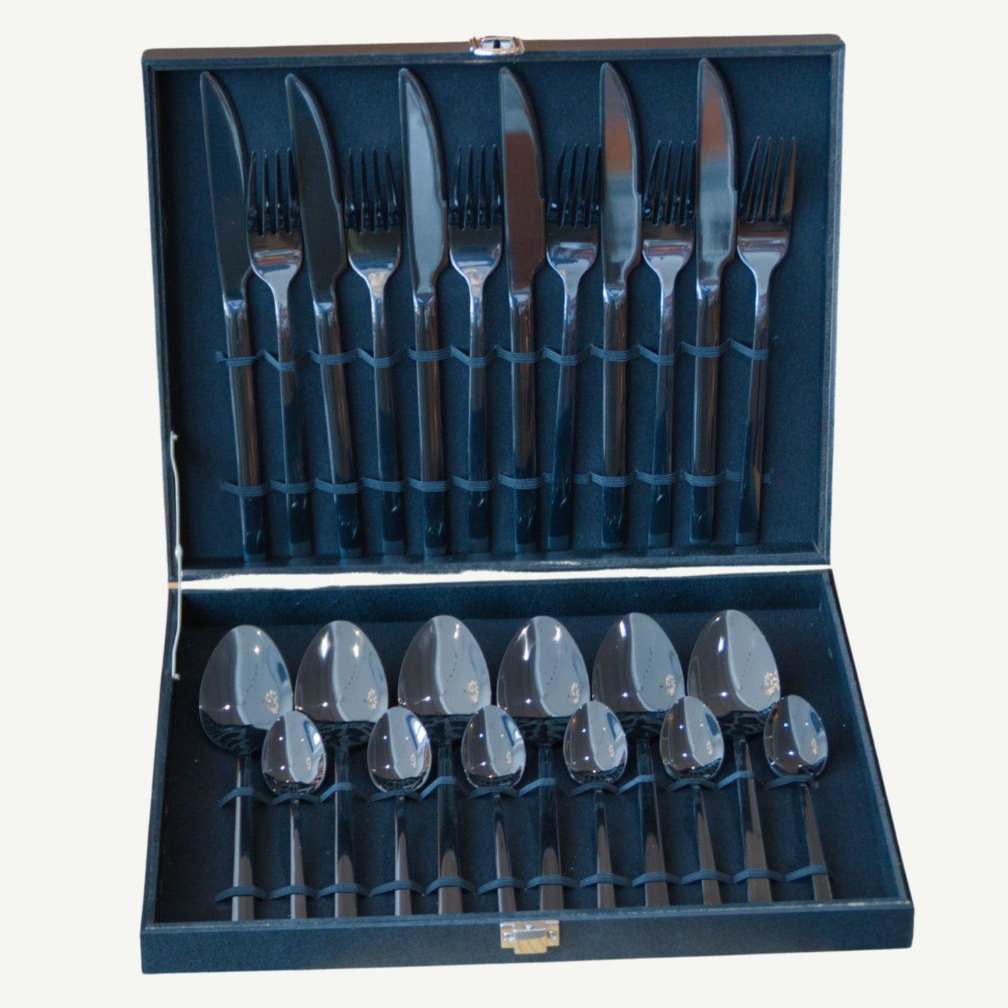 Ménagère 24 pièces TINTIN BLACK pour 6 personnes