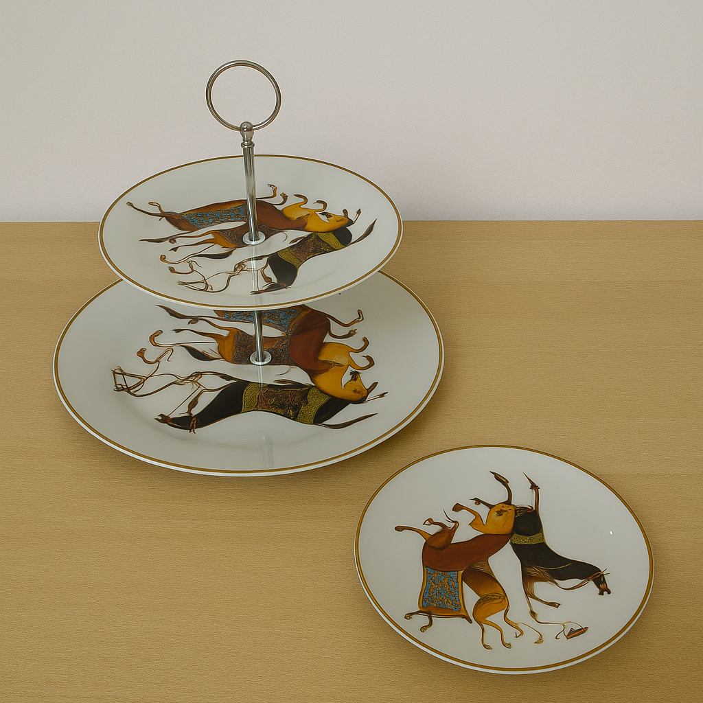set à gâteaux Hermes