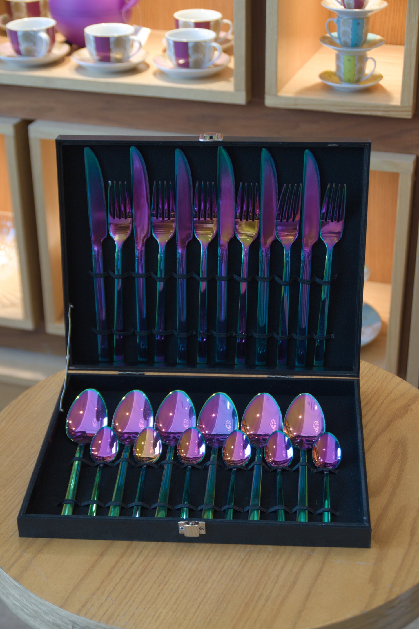 Ménagère 24 pièces TINTIN RAINBOW pour 6 personnes
