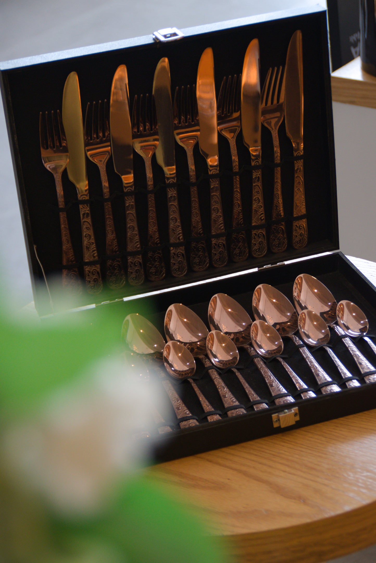 Ménagère 24 pièces NEW NAMISH ROSE GOLD pour 6 personnes