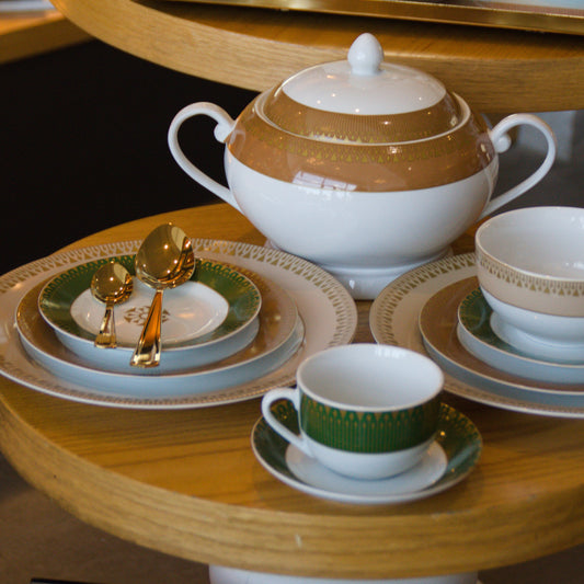 Service de Table 49 Pièces CLASSIQUE ORIENTALE