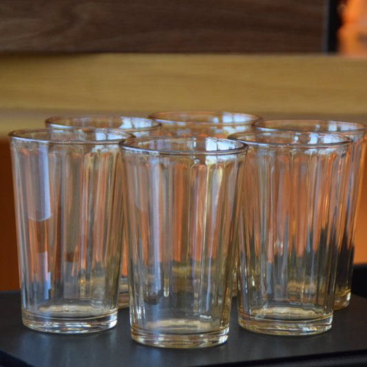 12 VERRES A THE AMBER