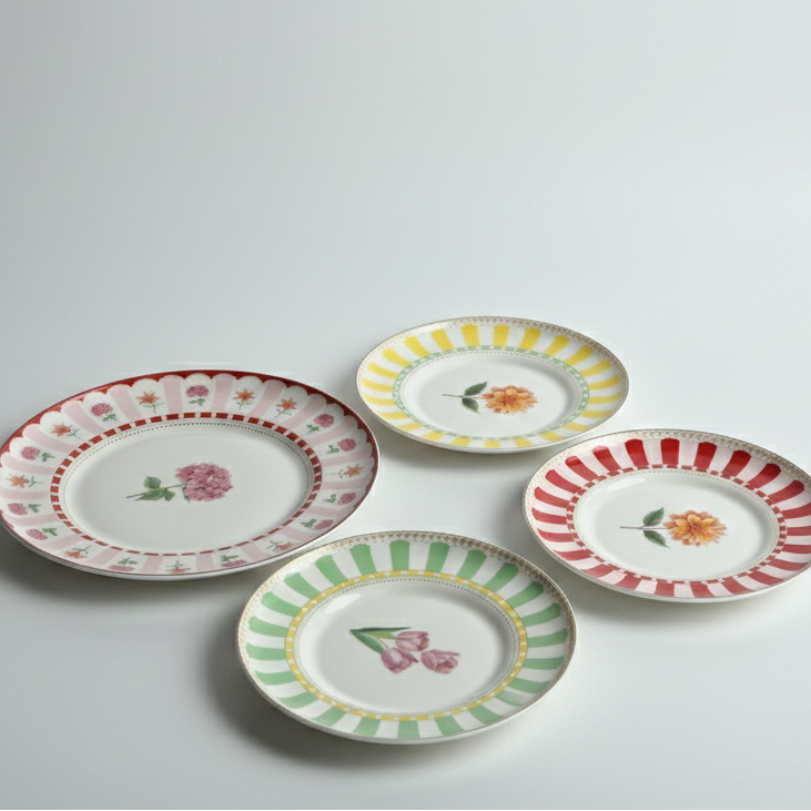 Service à gâteaux 7 pièces– Fleur de Palais