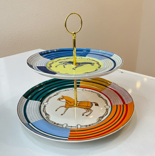 Présentoir à deux étages - Le Cavalier