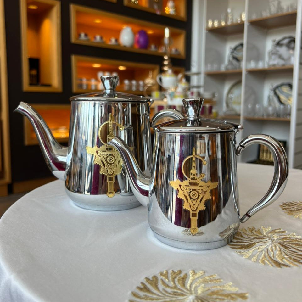 TEAPOT INOX FIBULE GOLD