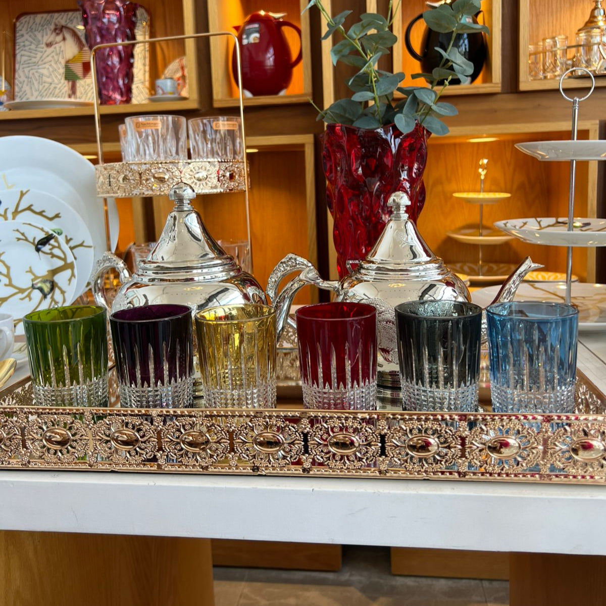 6 Verres à thé Bellar Julia en cristal St Louis