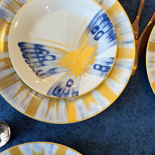 Service de 18 pièces Blue Butterfly