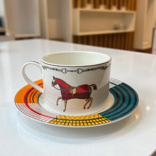 Ensemble de 6 tasses à café au lait – Le Cavalier