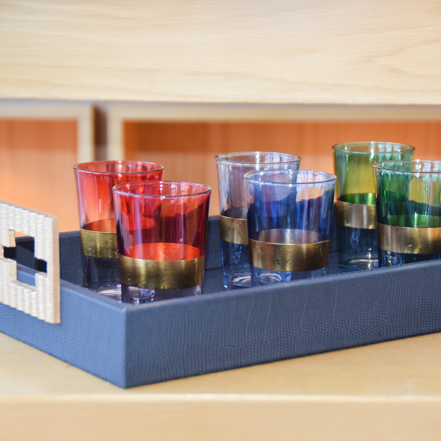 12 VERRES A THE MULTICOLORE (BRV)
