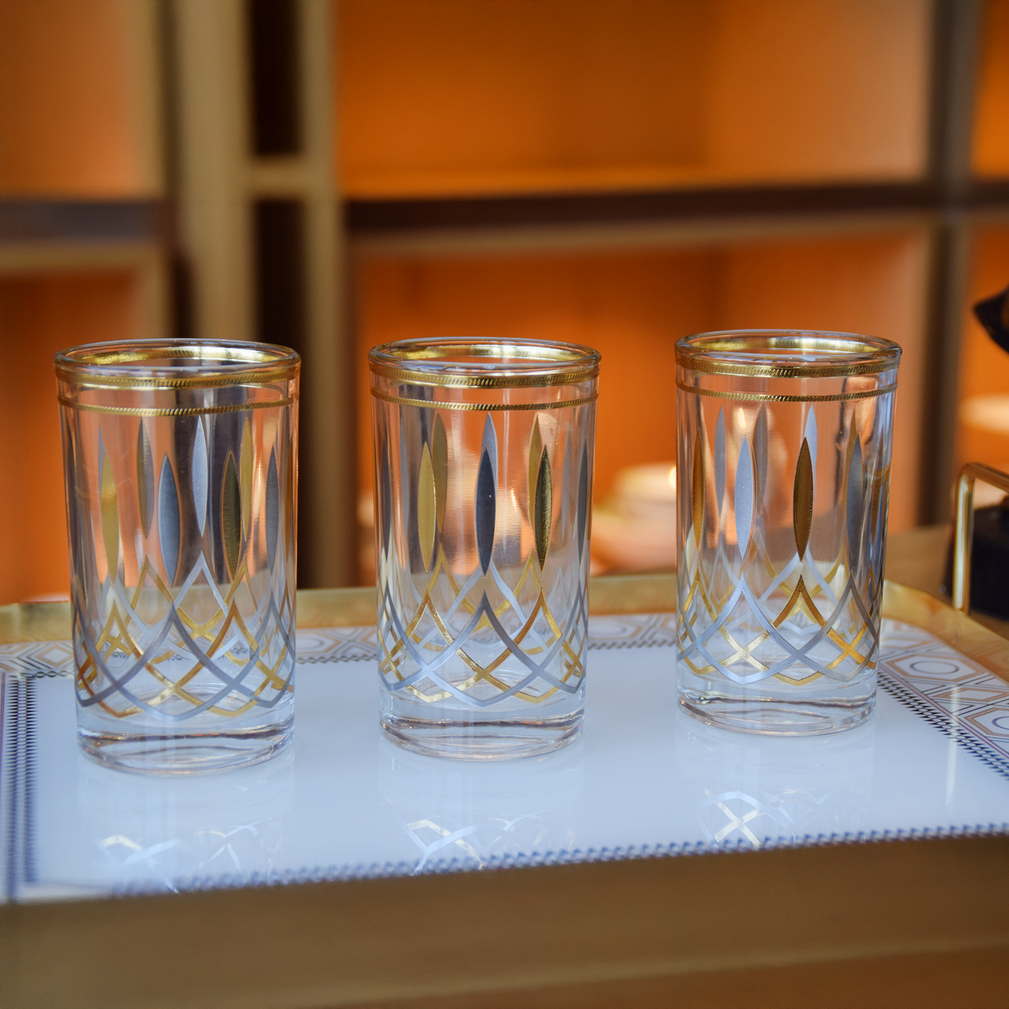6 VERRES A THE DIAMAND