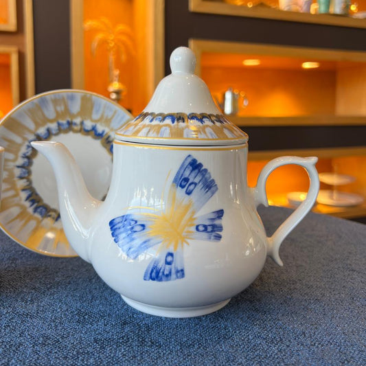 ENS 13 PCS PETIT DEJ BLUE BUTTERFLY /BLOQUE