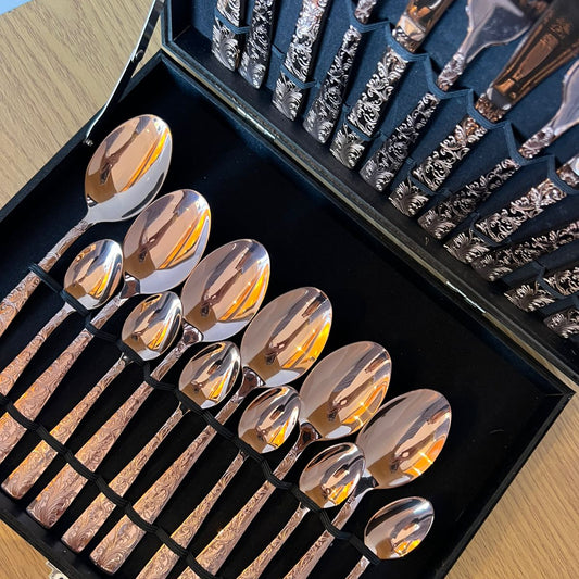 Ménagère 24 pièces SANTAMARTA BRONZE pour 6 personnes