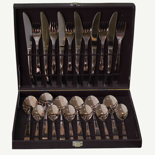 Ménagère 24 pièces AMSTERDAM  SILVER pour 6 personnes