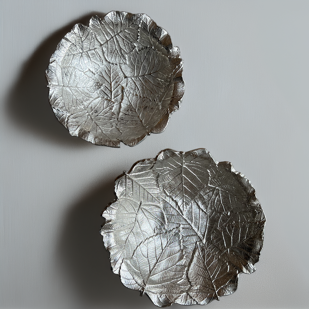 Coupe ronde décoratif feuille