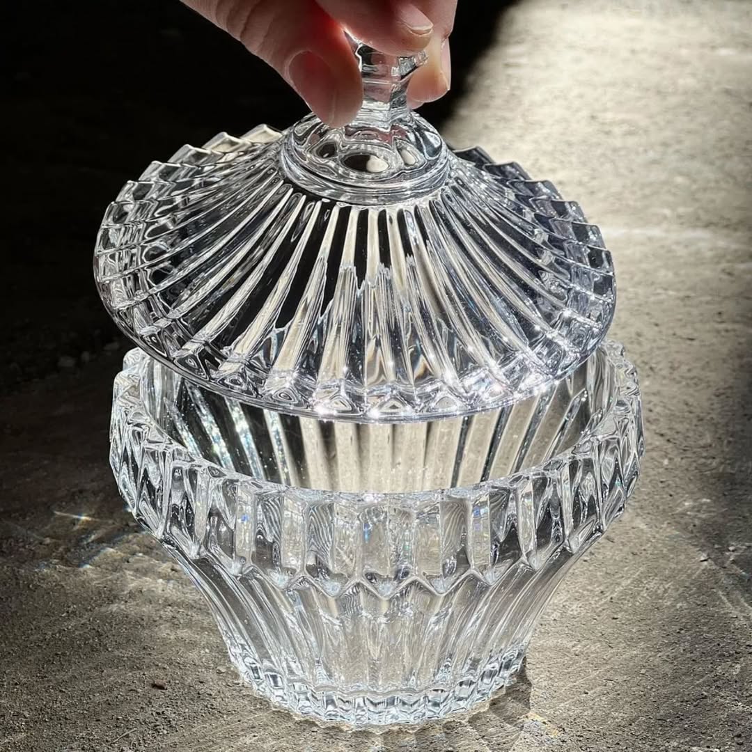 Bonbonnière vintage – Transparent