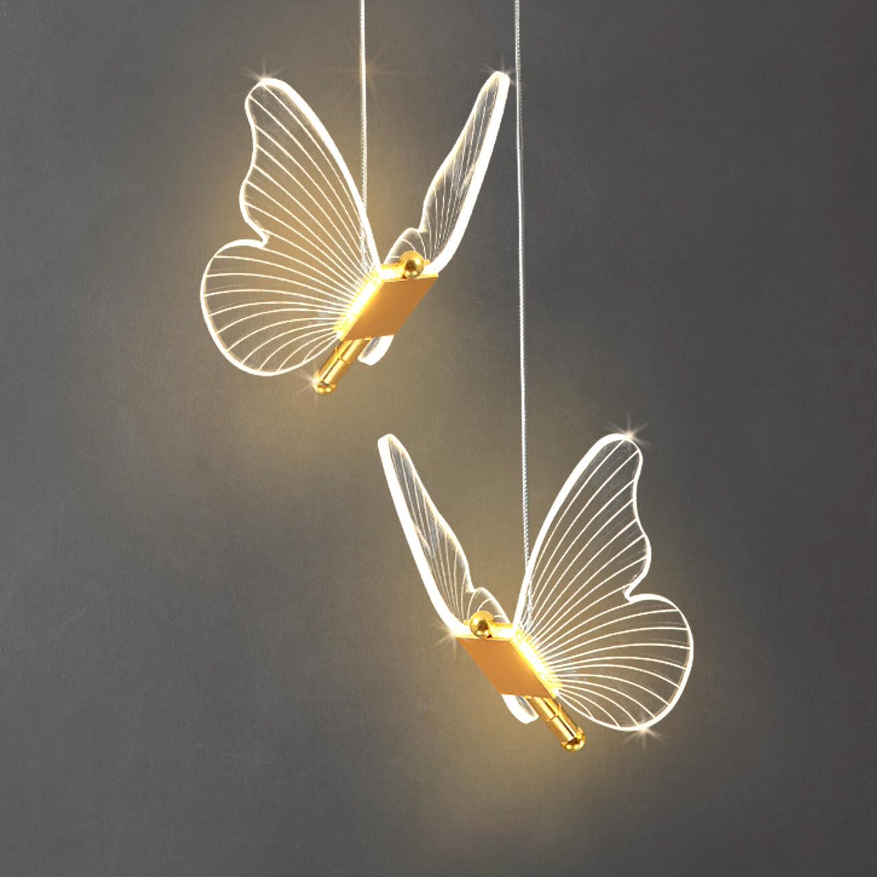Lampe Suspendue Papillon Créative