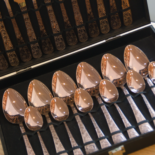 Ménagère 24 pièces NEW NAMISH ROSE GOLD pour 6 personnes