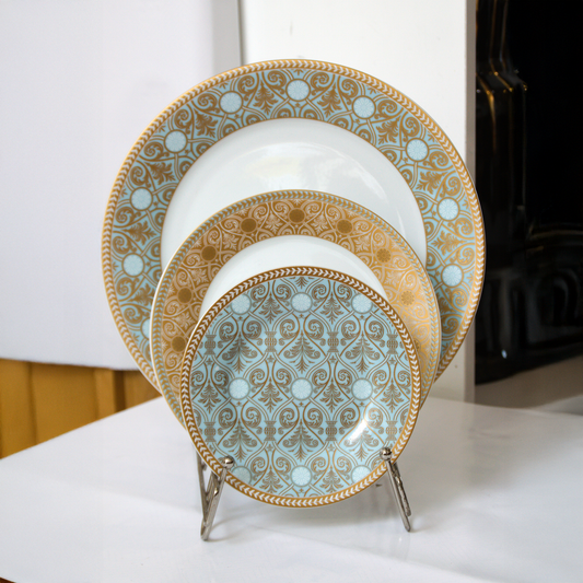 Service de 18 pièces BOHEME TURQUOISE