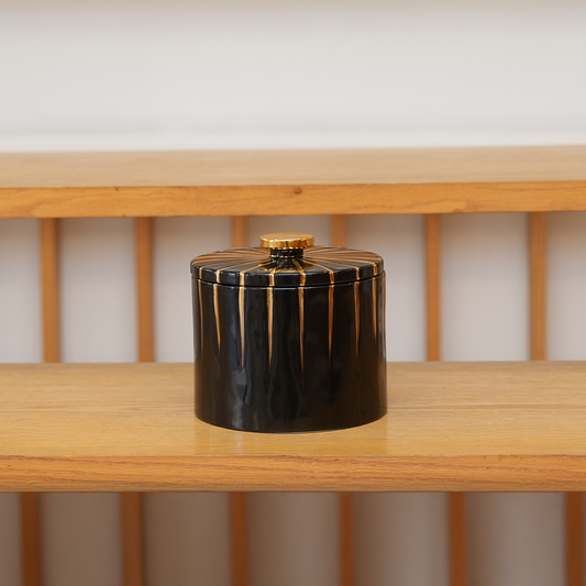 Boîte texture noire