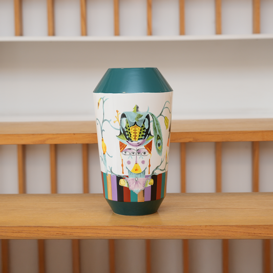 Vase couple clown MM