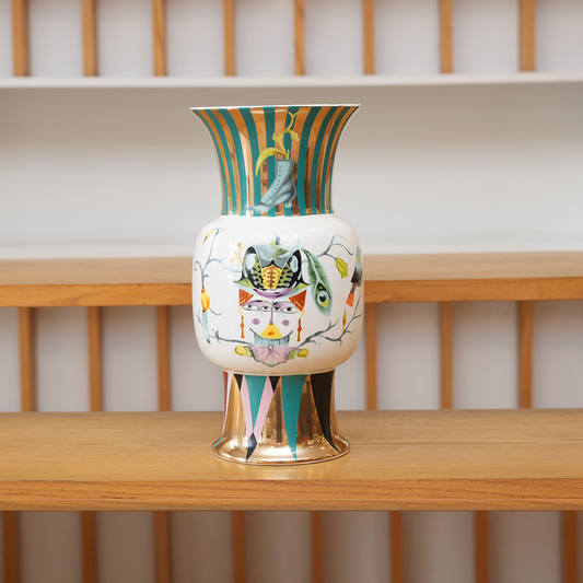 Vase couple de clown