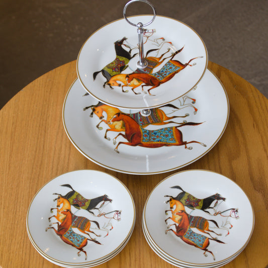 Set à gâteau cheval hermes