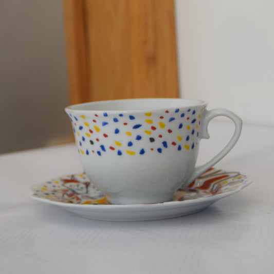 6 tasses café au lait Carnavale