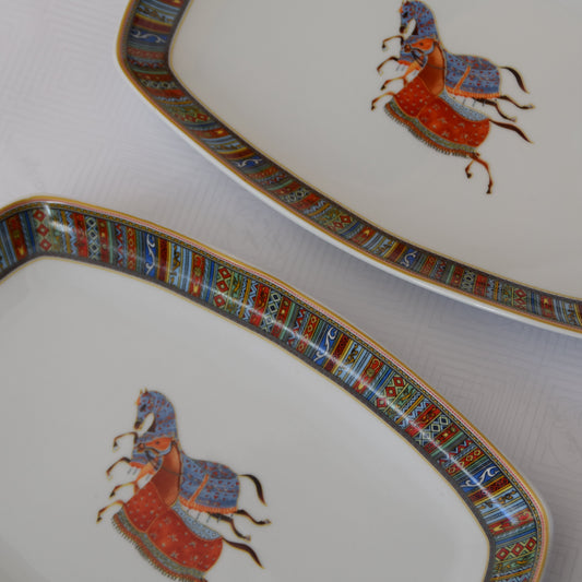 ENS 2 PLATS RECT TRIBAL