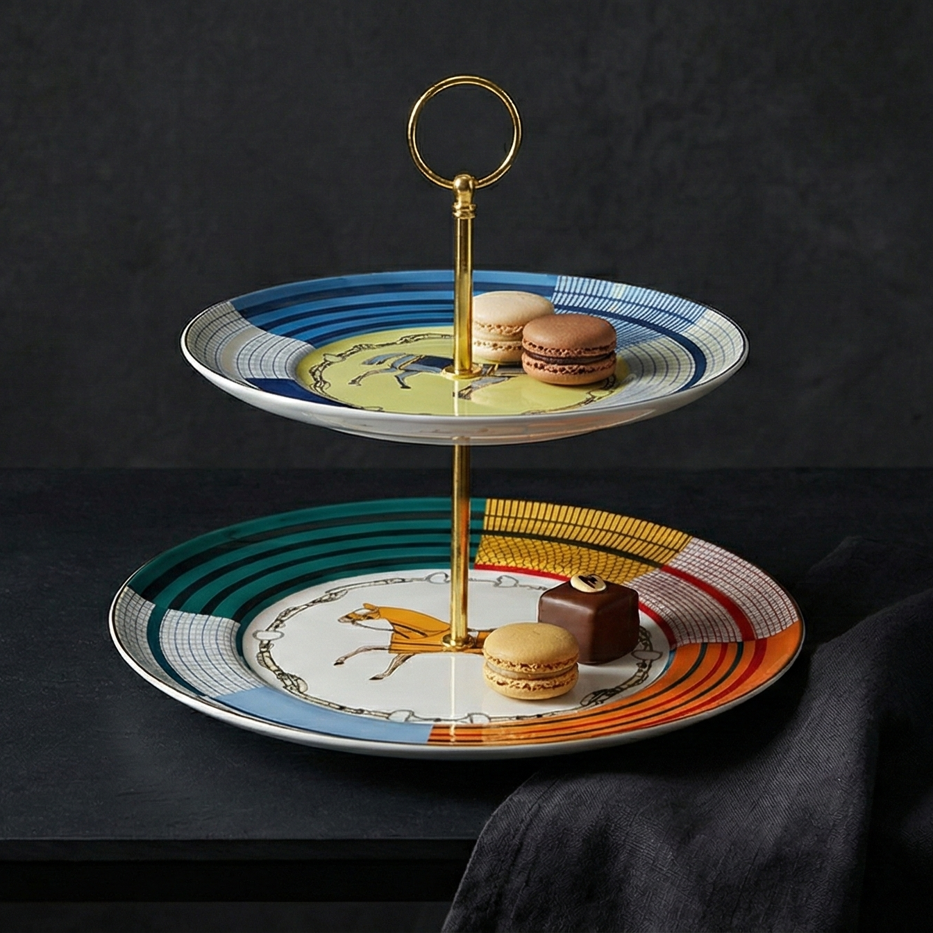 Présentoir à deux étages - Le Cavalier