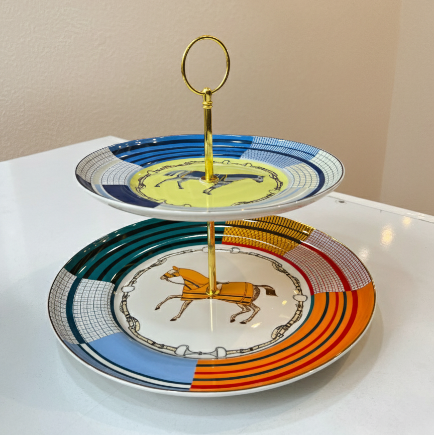 Présentoir à deux étages - Le Cavalier