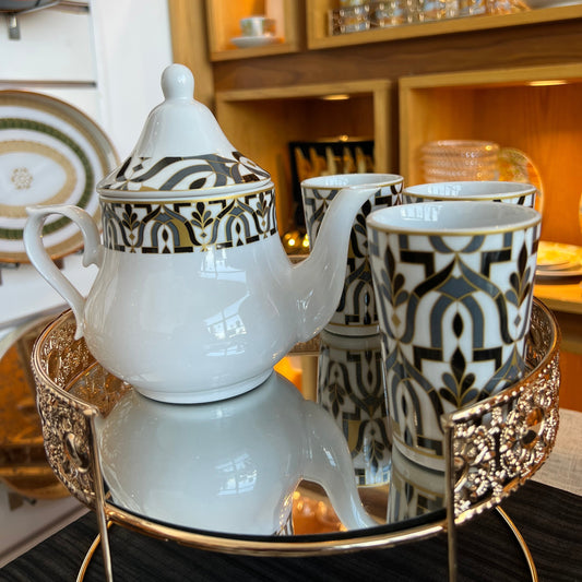 Ensemble petit déjeuner de 13 pièces Arabesque