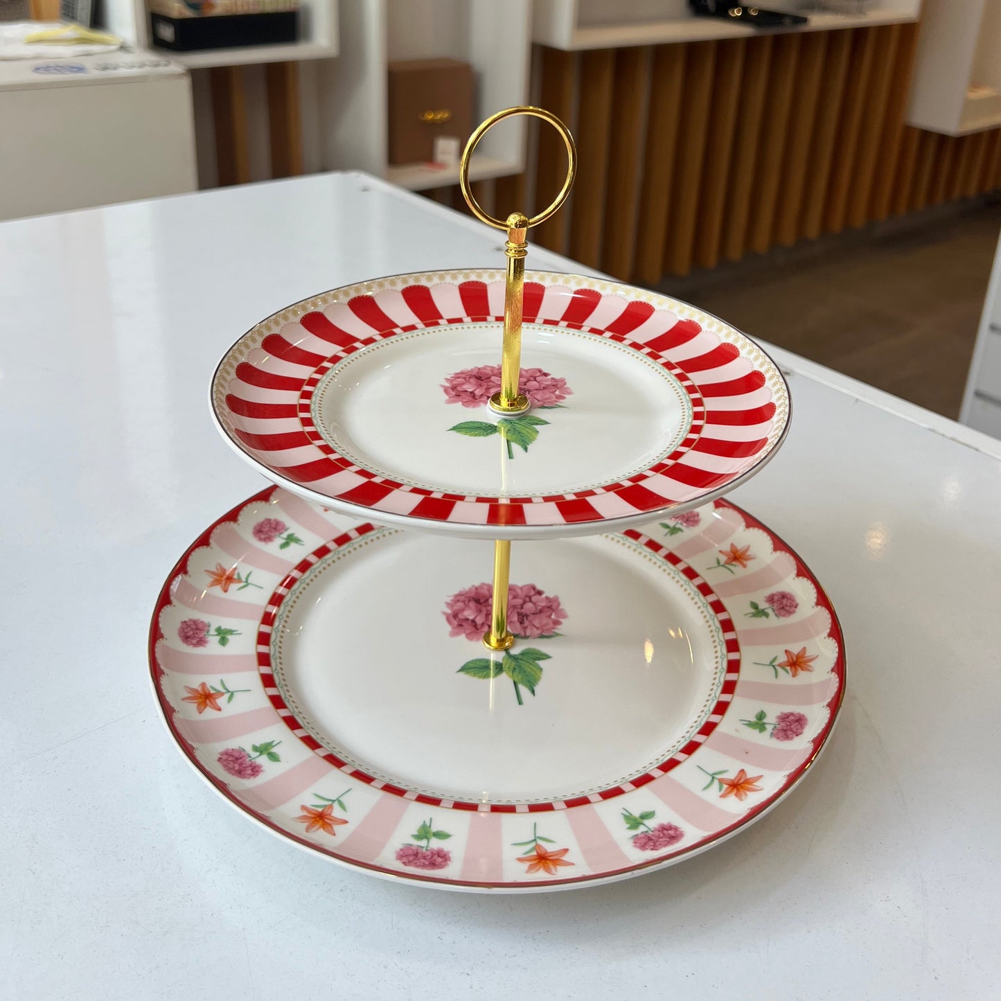 Présentoir 2 niveaux – Fleur de Palais