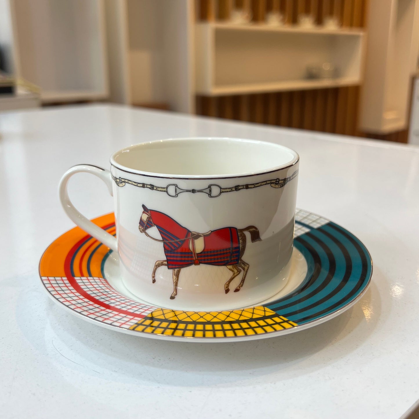 Ensemble de 6 tasses à café au lait – Le Cavalier