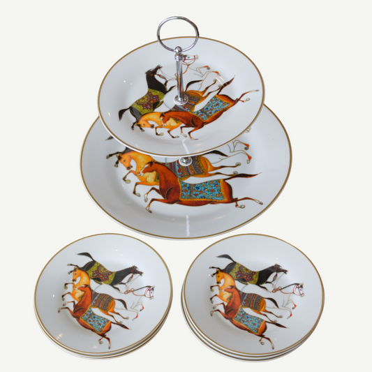 Set à gâteau cheval hermes