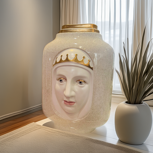 VASE COURT FACE STATUE