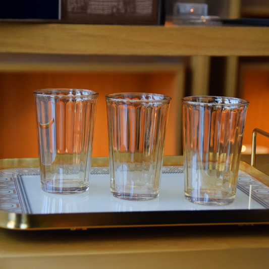 12 VERRES A THE AMBER