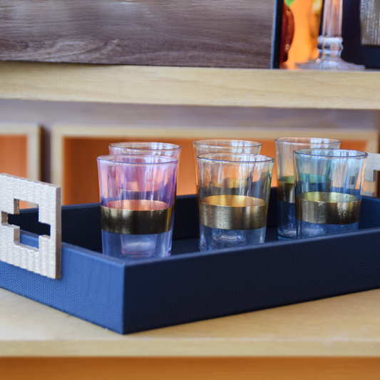 12 VERRES A THE MULTICOLORE (JRL)