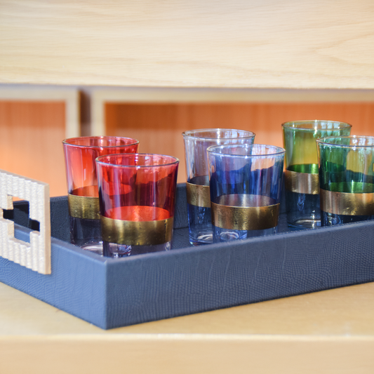 12 VERRES A THE MULTICOLORE (BRV)