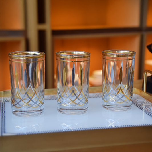 6 VERRES A THE DIAMAND
