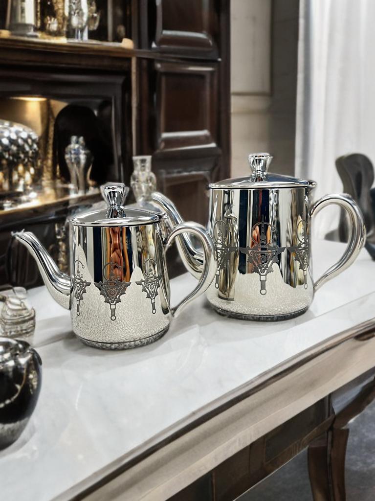 TEAPOT INOX FIBULE Silver