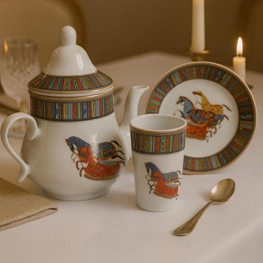 Ensemble petit déjeuner de 13 pièces TRIBAL