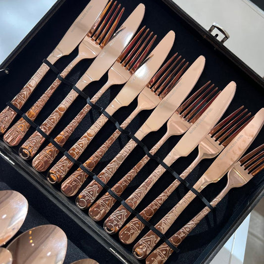 Ménagère Fibule rose gold