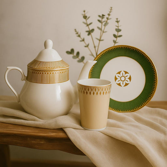 Ensemble petit déjeuner de 13 pièces CLASSIQUE ORIENTAL