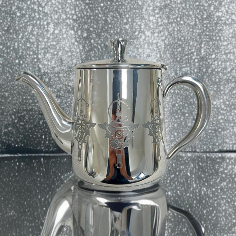 TEAPOT INOX TRIPLE FIBULE SILVER