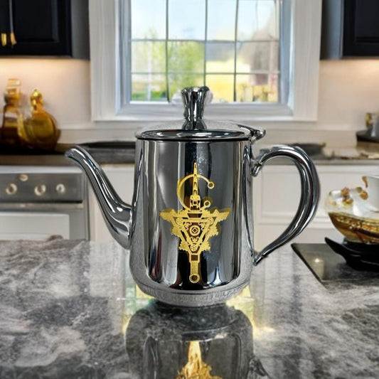TEAPOT INOX FIBULE GOLD